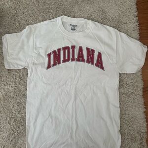 White Indiana Graphic T-Shirt Chamption